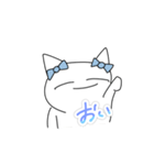 ゆるいりぼんねこ（個別スタンプ：13）