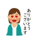 使いやすい女性スタンプ（個別スタンプ：11）