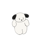 おしゃべりできないおいぬさん（個別スタンプ：3）