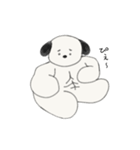 おしゃべりできないおいぬさん（個別スタンプ：12）
