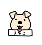 らぶしばわんこ きなこ（個別スタンプ：15）