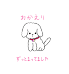 白トイプーのNICOちゃん（個別スタンプ：3）