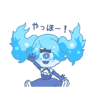 モノアイガールズスタンプ 挨拶編（個別スタンプ：4）