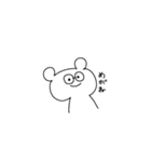 無責任そうなくま（個別スタンプ：28）