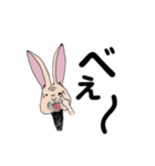 きもかわデカ文字うさぎ仙人（個別スタンプ：10）