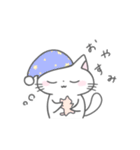 シンプルかわいい  ねこのスタンプ（個別スタンプ：2）