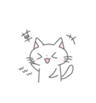 シンプルかわいい  ねこのスタンプ（個別スタンプ：11）