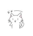 シンプルかわいい  ねこのスタンプ（個別スタンプ：16）