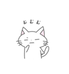 シンプルかわいい  ねこのスタンプ（個別スタンプ：19）