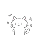 シンプルかわいい  ねこのスタンプ（個別スタンプ：21）