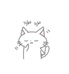 シンプルかわいい  ねこのスタンプ（個別スタンプ：22）