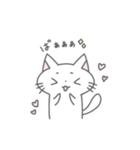 シンプルかわいい  ねこのスタンプ（個別スタンプ：27）