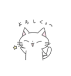 シンプルかわいい  ねこのスタンプ（個別スタンプ：28）