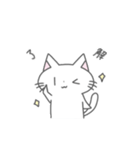 シンプルかわいい  ねこのスタンプ（個別スタンプ：30）