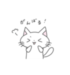 シンプルかわいい  ねこのスタンプ（個別スタンプ：34）
