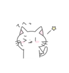 シンプルかわいい  ねこのスタンプ（個別スタンプ：37）