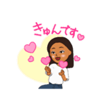 ほんわか女子スタンプ（個別スタンプ：6）