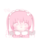 かわいいおんにゃのこスタンプ2（個別スタンプ：1）