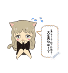 猫耳女の子5⃣メッセージスタンプ♡（個別スタンプ：20）