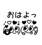 シンプル可愛い♡リアクション顔文字（個別スタンプ：10）