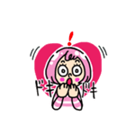モモちゃんのハートフルスタンプ（個別スタンプ：10）