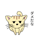 カギしっぽねこ 一言返信（個別スタンプ：7）