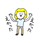 ❤️【広島弁】おかっぱ女子金髪❤️（個別スタンプ：4）