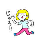 ❤️【広島弁】おかっぱ女子金髪❤️（個別スタンプ：8）