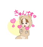 しばのくま服（個別スタンプ：6）