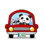 【LINE1枚目ステッカー】パンダ店長（個別スタンプ：18）