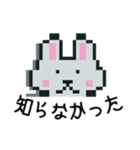 おじうさぎ  (ドット絵)（個別スタンプ：12）