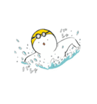 スイマー（睡魔）が来る（個別スタンプ：6）