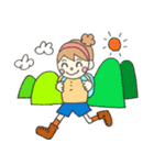 山歩きスタンプ【※修正版です】（個別スタンプ：16）