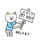 ❤️【韓国語】ねこ❤️（個別スタンプ：13）