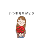 想いを伝えるスタンプWOMAN（個別スタンプ：27）