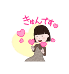 よくいそうなボブの女の子（個別スタンプ：6）
