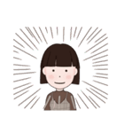 よくいそうなボブの女の子（個別スタンプ：12）