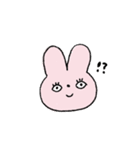 ゆるうさちゃん日常スタンプ（個別スタンプ：3）