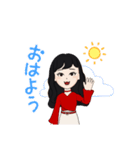 スタンプ女性（個別スタンプ：6）