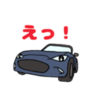 青色のオープンカー！（個別スタンプ：6）