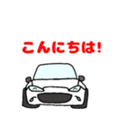 赤幌の白いオープンカー（個別スタンプ：20）