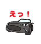 メタルグレーなオープンカー（個別スタンプ：2）