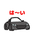 メタルグレーなオープンカー（個別スタンプ：11）