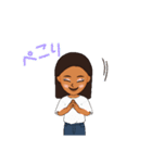 元気でる癒し系女の子（個別スタンプ：11）