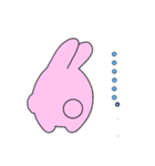 まるみのあるうさぎ（個別スタンプ：14）