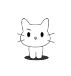 白白にこⓒ Black＆White（個別スタンプ：1）