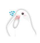 羽戸鳩ぽっぽ―リスペクトLINEスタンプ（個別スタンプ：7）