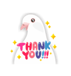 羽戸鳩ぽっぽ―リスペクトLINEスタンプ（個別スタンプ：11）