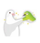 羽戸鳩ぽっぽ―リスペクトLINEスタンプ（個別スタンプ：17）