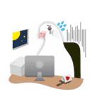 羽戸鳩ぽっぽ―リスペクトLINEスタンプ（個別スタンプ：22）